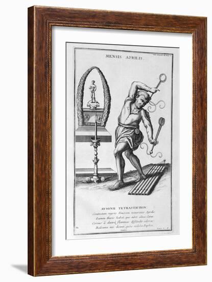 A Representation of April, 1757-Bernard De Montfaucon-Framed Giclee Print