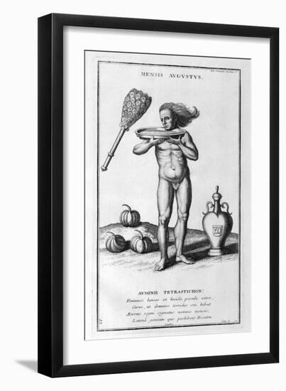 A Representation of August, 1757-Bernard De Montfaucon-Framed Giclee Print