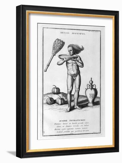 A Representation of August, 1757-Bernard De Montfaucon-Framed Giclee Print