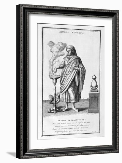 A Representation of January, 1757-Bernard De Montfaucon-Framed Giclee Print