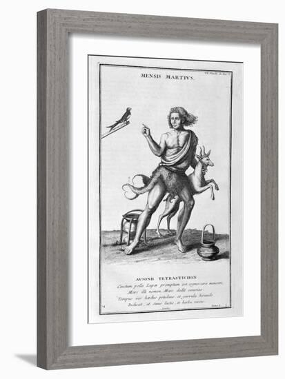 A Representation of March, 1757-Bernard De Montfaucon-Framed Giclee Print