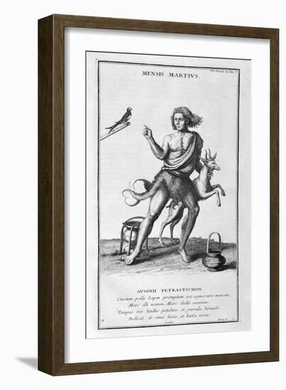A Representation of March, 1757-Bernard De Montfaucon-Framed Giclee Print