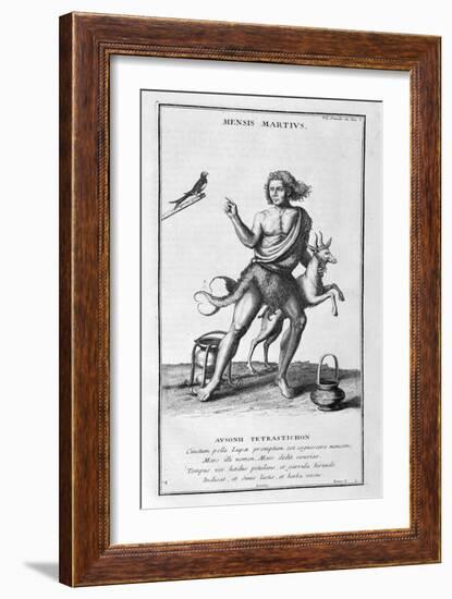 A Representation of March, 1757-Bernard De Montfaucon-Framed Giclee Print