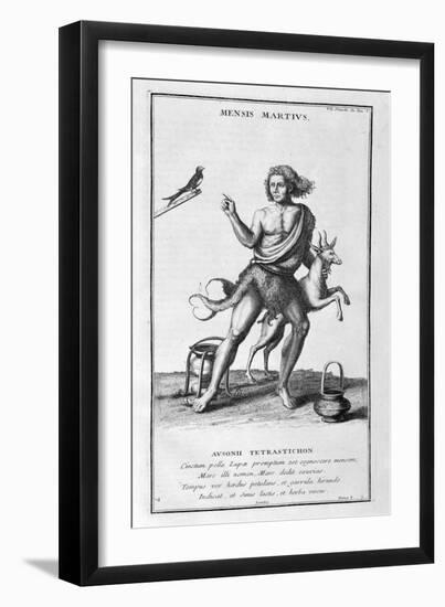 A Representation of March, 1757-Bernard De Montfaucon-Framed Giclee Print