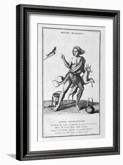 A Representation of March, 1757-Bernard De Montfaucon-Framed Giclee Print