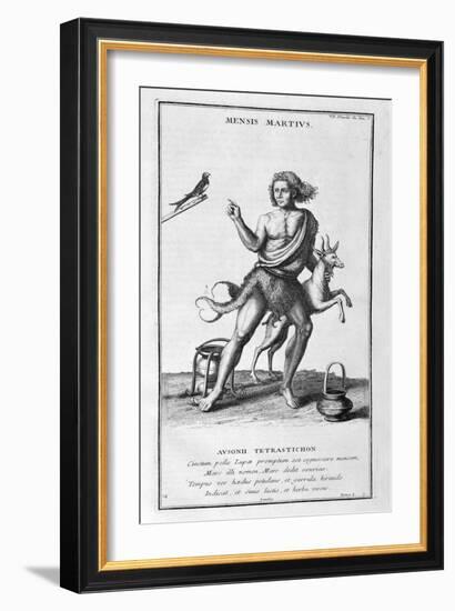 A Representation of March, 1757-Bernard De Montfaucon-Framed Giclee Print