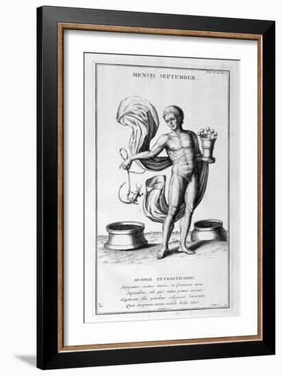 A Representation of September, 1757-Bernard De Montfaucon-Framed Giclee Print