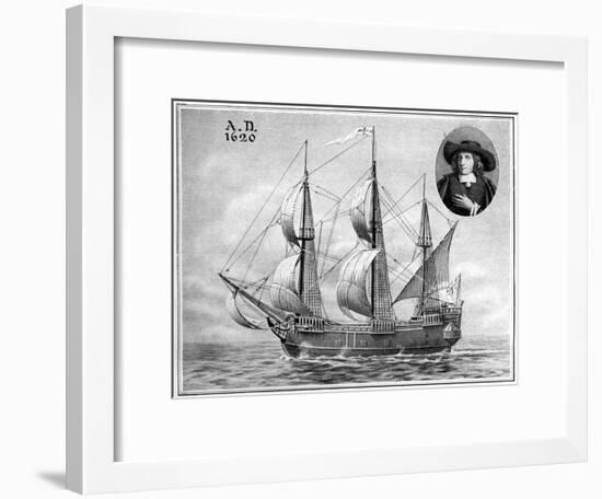 A Representation of the Mayflower, 1922-null-Framed Giclee Print