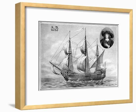 A Representation of the Mayflower, 1922-null-Framed Giclee Print