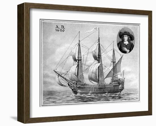 A Representation of the Mayflower, 1922-null-Framed Giclee Print