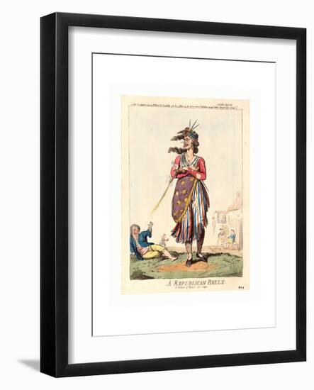 A Republican Belle-null-Framed Giclee Print