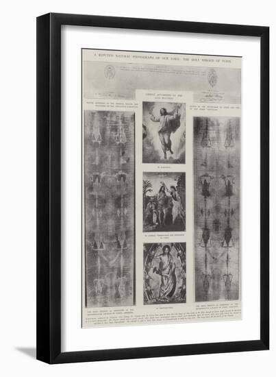 A Reputed Natural Photograph of Our Lord, the Holy Shroud of Turin-null-Framed Giclee Print