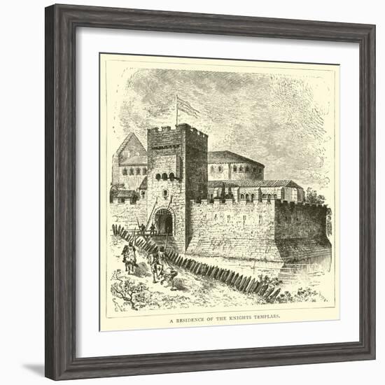A Residence of the Knights Templars-null-Framed Giclee Print