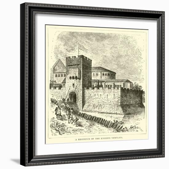 A Residence of the Knights Templars-null-Framed Giclee Print