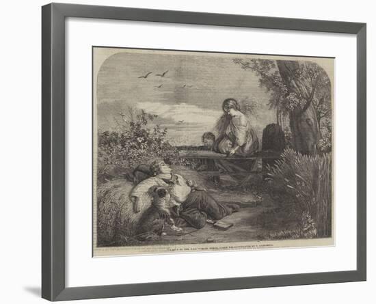A Rest by the Way-null-Framed Giclee Print