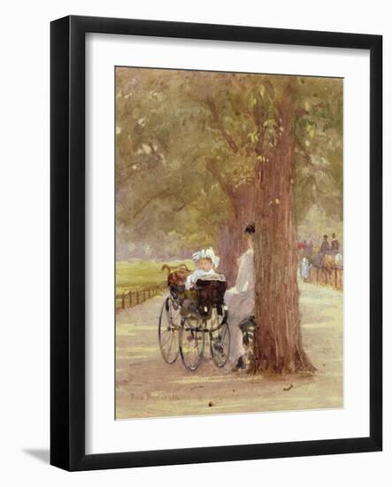 A Rest in the Row, 1892-Carl Frederic Aagaard-Framed Giclee Print