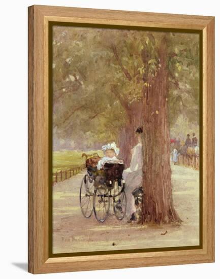 A Rest in the Row, 1892-Carl Frederic Aagaard-Framed Premier Image Canvas