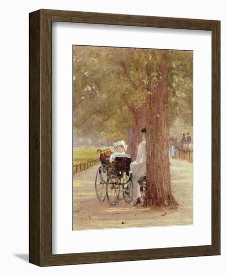 A Rest in the Row, 1892-Carl Frederic Aagaard-Framed Giclee Print