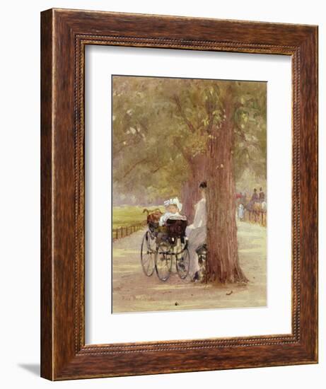 A Rest in the Row, 1892-Carl Frederic Aagaard-Framed Giclee Print