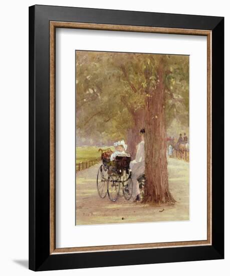 A Rest in the Row, 1892-Carl Frederic Aagaard-Framed Giclee Print