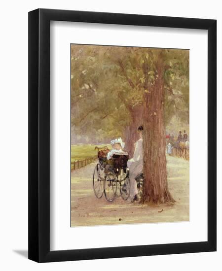 A Rest in the Row, 1892-Carl Frederic Aagaard-Framed Giclee Print