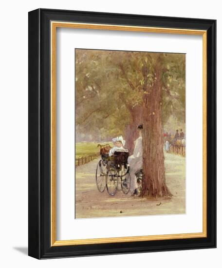 A Rest in the Row, 1892-Carl Frederic Aagaard-Framed Giclee Print