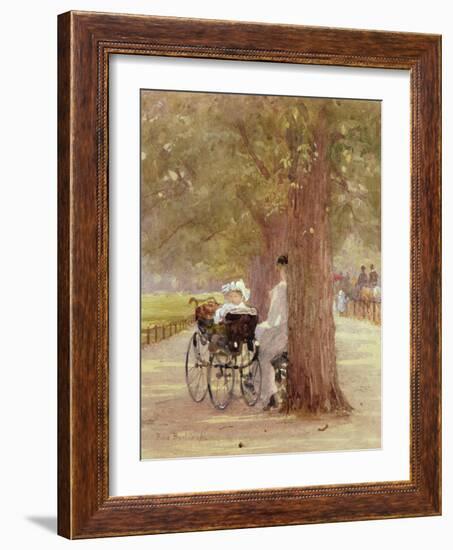 A Rest in the Row, 1892-Carl Frederic Aagaard-Framed Giclee Print