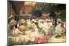 A Restaurant Terrace, 1904-null-Mounted Giclee Print