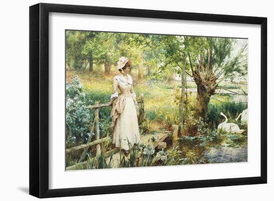 A Reverie by the River-Alfred Augustus Glendening II-Framed Giclee Print