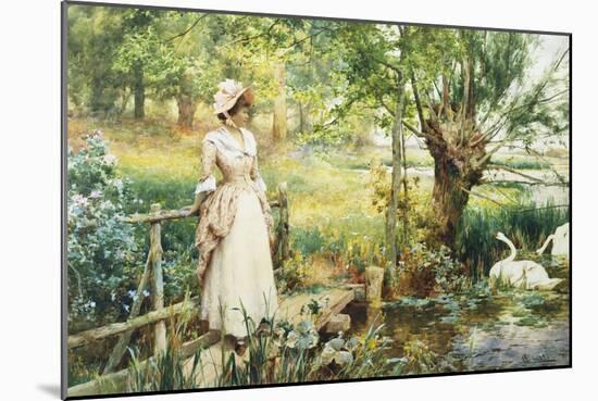 A Reverie by the River-Alfred Augustus Glendening II-Mounted Giclee Print