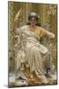 A Revery- a Look of Sadness on a Restful Face - She Hath No Cares - a Thing Hereditary in the…-Albert Joseph Moore-Mounted Giclee Print