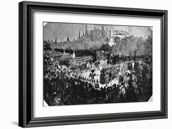 A Review at Madrid-Constantin Guys-Framed Giclee Print