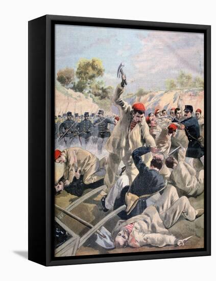 A Revolt of French Anarchists in Guyana, 1894-Oswaldo Tofani-Framed Premier Image Canvas