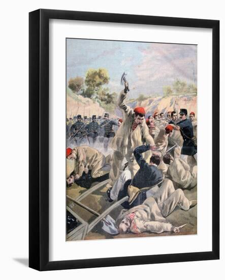 A Revolt of French Anarchists in Guyana, 1894-Oswaldo Tofani-Framed Giclee Print