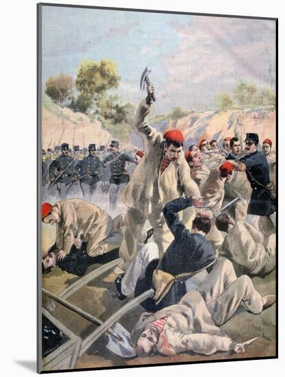 A Revolt of French Anarchists in Guyana, 1894-Oswaldo Tofani-Mounted Giclee Print