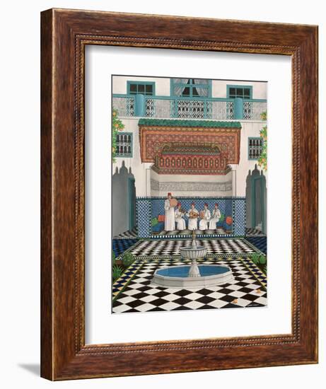 A Riad in Marrakech, 1992-Larry Smart-Framed Giclee Print