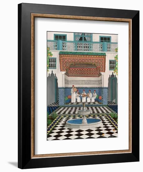 A Riad in Marrakech, 1992-Larry Smart-Framed Giclee Print