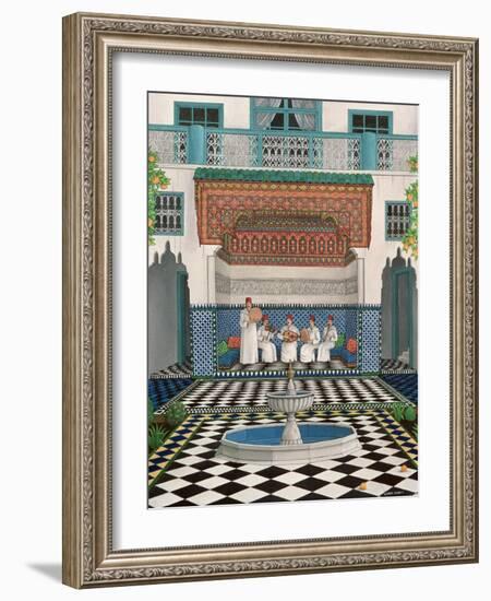 A Riad in Marrakech, 1992-Larry Smart-Framed Giclee Print