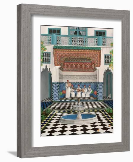 A Riad in Marrakech, 1992-Larry Smart-Framed Giclee Print