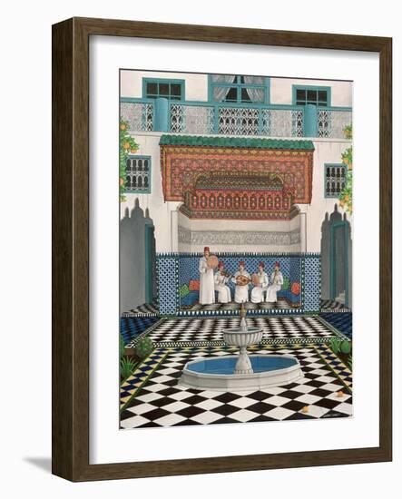 A Riad in Marrakech, 1992-Larry Smart-Framed Giclee Print