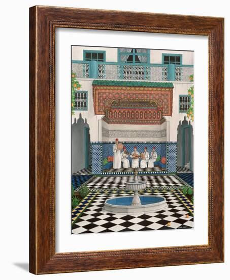 A Riad in Marrakech, 1992-Larry Smart-Framed Giclee Print