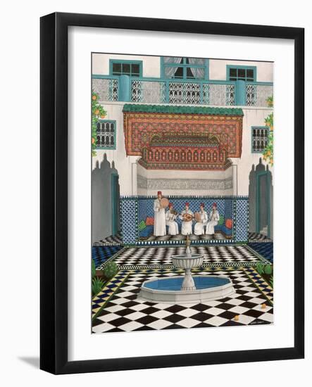 A Riad in Marrakech, 1992-Larry Smart-Framed Giclee Print