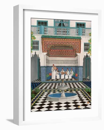 A Riad in Marrakech, 1992-Larry Smart-Framed Giclee Print