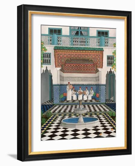 A Riad in Marrakech, 1992-Larry Smart-Framed Giclee Print