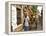 A Rickshaw Puller Carries Supporters of Brazil Soccer Team-null-Framed Premier Image Canvas