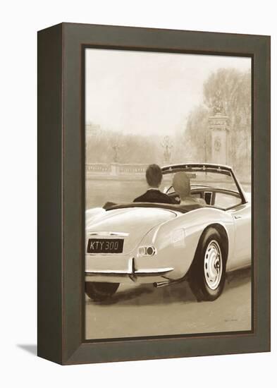 A Ride in Paris II Sepia-Marco Fabiano-Framed Stretched Canvas