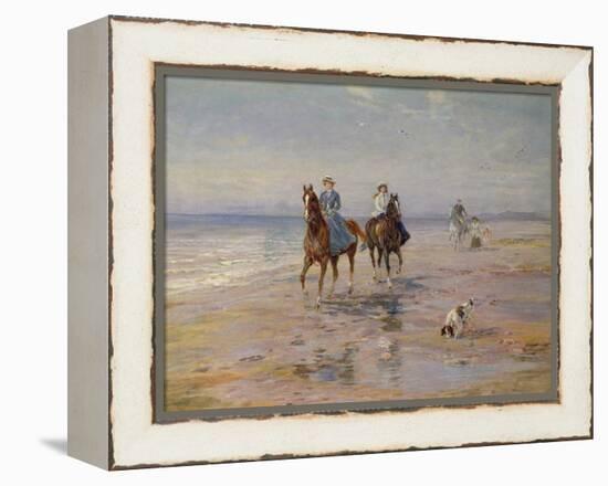 A Ride on the Beach, Dublin-Heywood Hardy-Framed Premier Image Canvas