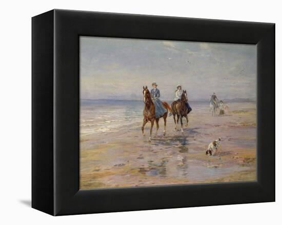 A Ride on the Beach, Dublin-Heywood Hardy-Framed Premier Image Canvas