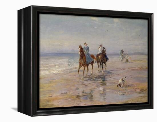 A Ride on the Beach, Dublin-Heywood Hardy-Framed Premier Image Canvas