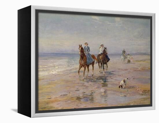 A Ride on the Beach, Dublin-Heywood Hardy-Framed Premier Image Canvas